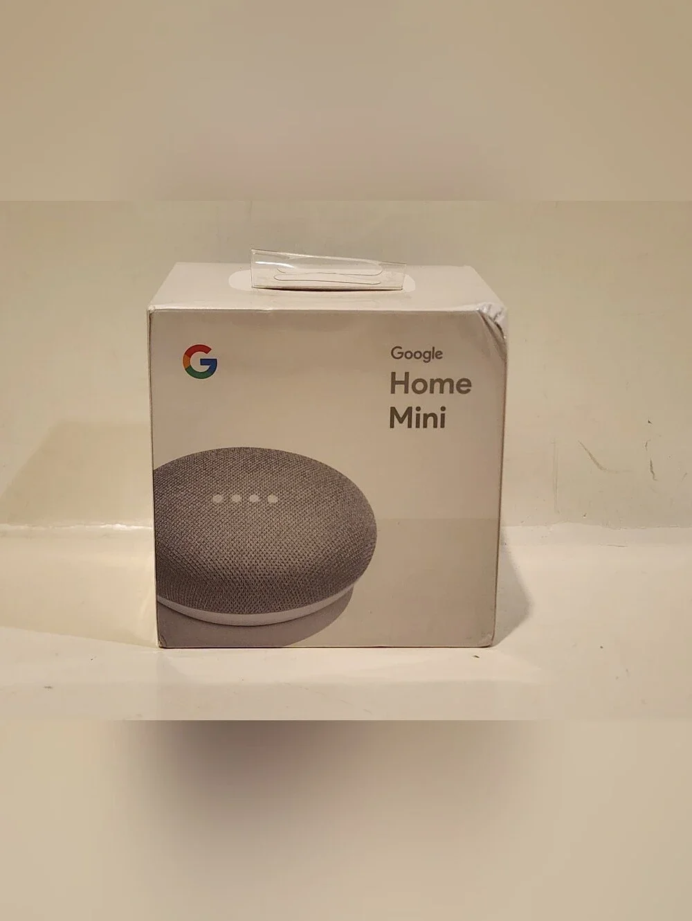 Google Home Mini Smart Speaker - Chalk (GA00210-US) - New Sealed